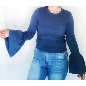 Gianni Bini Bellsleeve Fitted Blouse